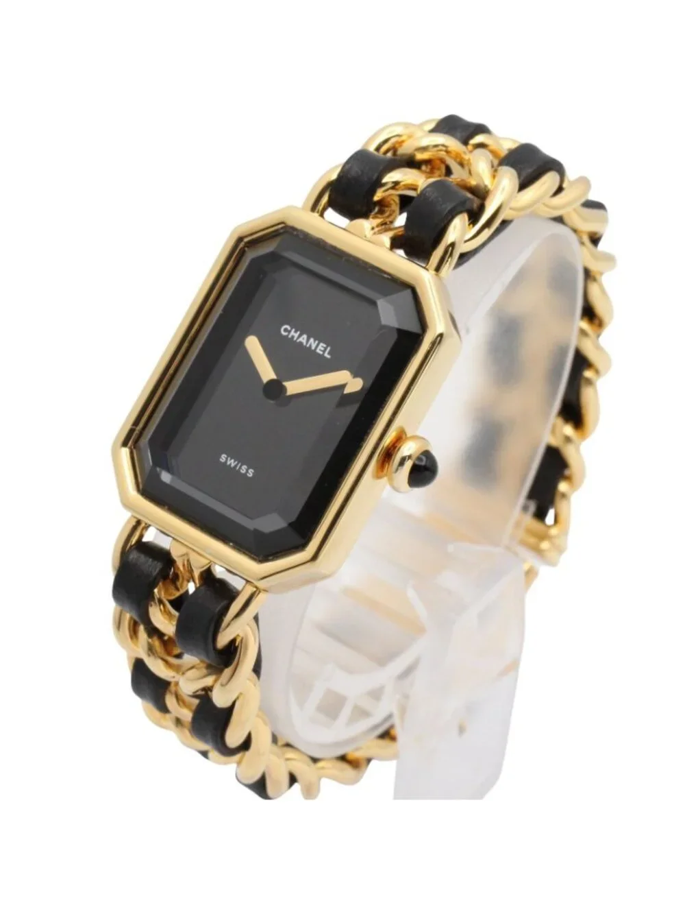 Chanel Watch Premiere S Black Leather